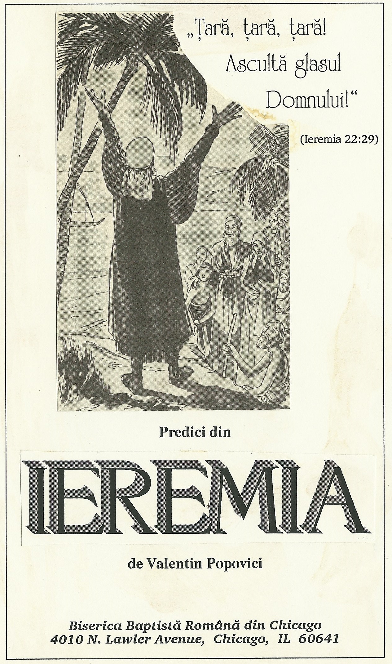 Ieremia: predici de Valentin Popovici